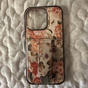 Floral Pattern Phone Case - Multicolor